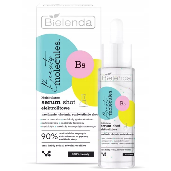 BIELENDA BEAUTY MOLECULES ELEKRTOLITOWE NAWILŻAJĄCE SERUM DO TWARZY 30G