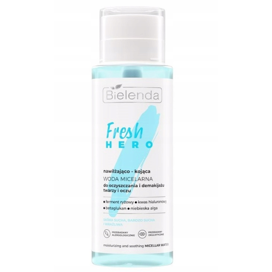 BIELENDA FRESH HERO WODA MICELARNA NAWILŻAJĄCO-KOJĄCA DO TWARZY I OCZU 400ML