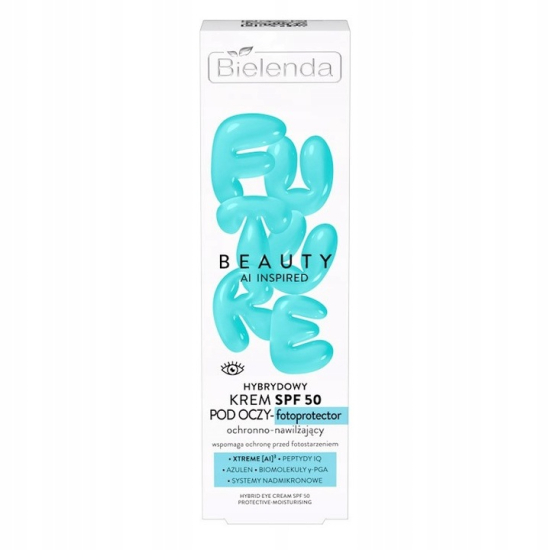 BIELENDA FUTURE BEAUTY HYBRYDOWY KREM POD OCZY SPF50 FOTOPROTECTOR OCHRONNO - NAWILŻAJĄCY 15ML