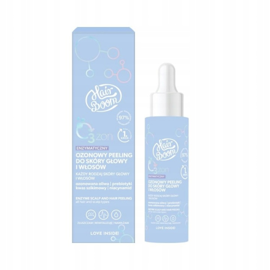 BIELENDA HAIRBOOM OZONOWY ENZYMATYCZNY PEELING DO SKÓRY GŁOWY 100ML
