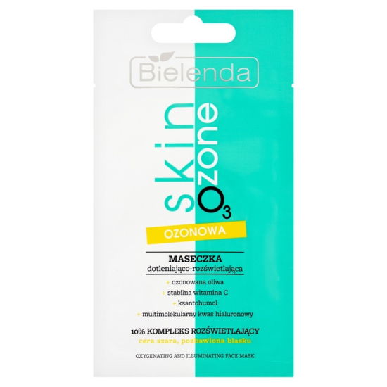 BIELENDA SKIN O3ZONE OZONOWA MASECZKA DOTLENIAJĄCO-ROZŚWIETLAJĄCA 8G