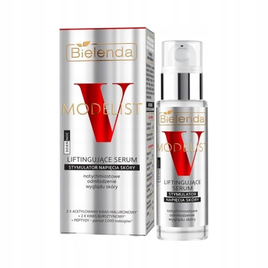 BIELENDA V-MODELIST SERUM LIFTINGUJĄCE STYMULATOR NAPIĘCIA SKÓRY DO CERY DOJRZAŁEJ 30ML