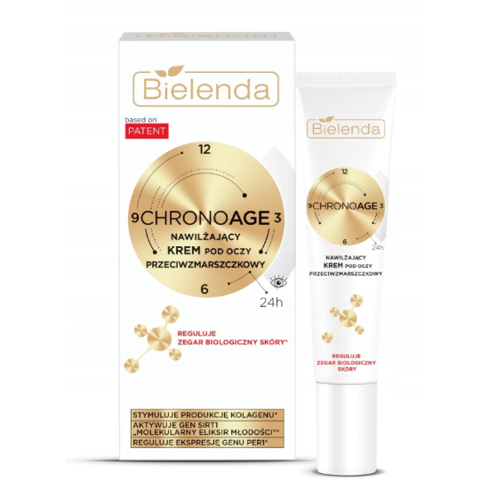 BIELENDA CHRONO AGE 24H NAWILŻAJĄCY KREM POD OCZY PRZECIWZMARSZCZKOWY 15ML