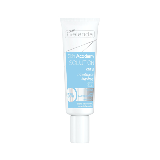 BIELENDA SKIN AKADEMY SOLUTION KREM NAWILŻAJĄCO ŁAGODZĄCY Z PEPYTDAMI 50ML