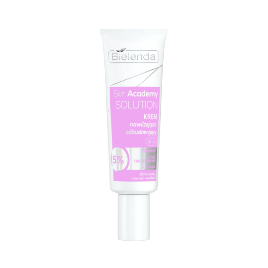BIELENDA SKIN AKADEMY SOLUTION KREM NAWILŻAJACO ODBUDOWUJĄCY Z CERAMIDAMI 5% 50ML