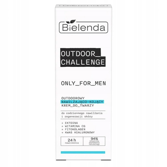 BIELENDA ONLY FOR MEN OUTDOOR CHALLENGE MĘSKI KREM NAWILŻAJĄCO-KOJĄCY 50ML