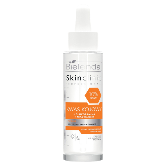 BIELENDA SKIN CLINIC PROFESSIONAL SERUM KORYGUJĄCO-ROZJAŚNIAJĄCE Z KWASEM KOJOWYM 30ML