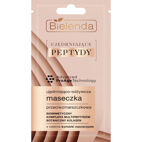 BIELENDA UJĘDRNIAJĄCE PEPTYDY UJĘDRNIAJĄCO- ODŻYWCZA MASECZKA PRZECIWZMARSZCZKOWA 8G