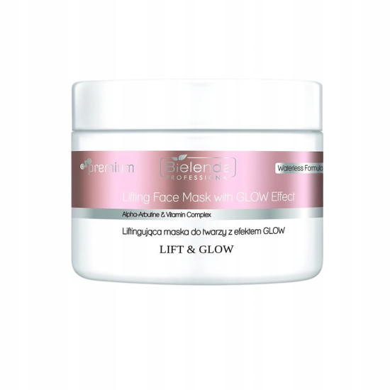 BIELENDA PROFESSIONAL LIFT&GLOW LIFTINGUJĄCA MASKA DO TWARZY Z EFEKTEM GLOW 115G