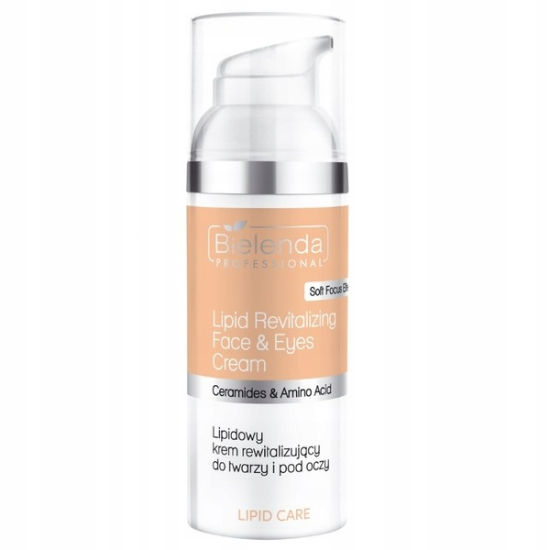 BIELENDA PROFESSIONAL LIPID CARE LIPIDOWY REWITALIZUJĄCY KREM DO TWARZY I POD OCZY Z CERAMIDAMI 50ML