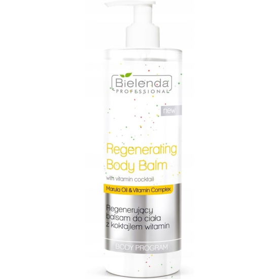 BIELENDA PROFESSIONAL REGENERUJĄCY BALSAM DO CIAŁA Z KOKTAJLEM WITAMIN 490ML