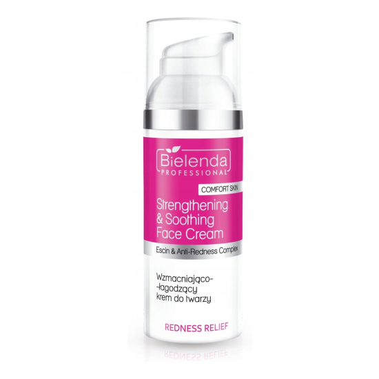 BIELENDA PROFESSIONAL REDNESS RELIEF WZMACNIAJĄCO-ŁAGODZĄCY KREM NA NACZYNKA 50ML