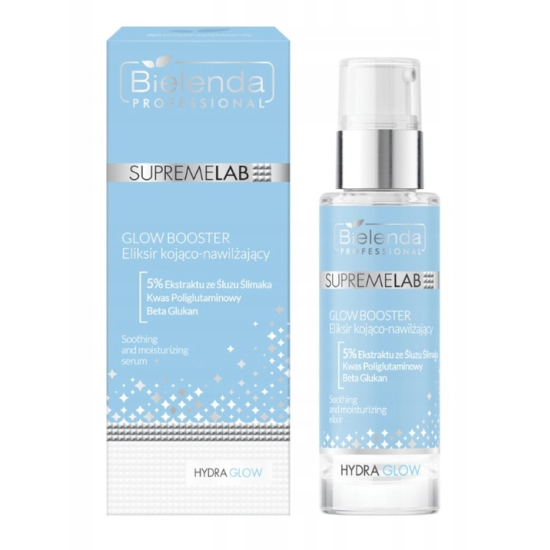 BIELENDA PROFESSIONAL SUPREMELAB HYDRA GLOW BOOSTER ELIKSIR KOJĄCO-NAWILŻAJĄCY 30ML
