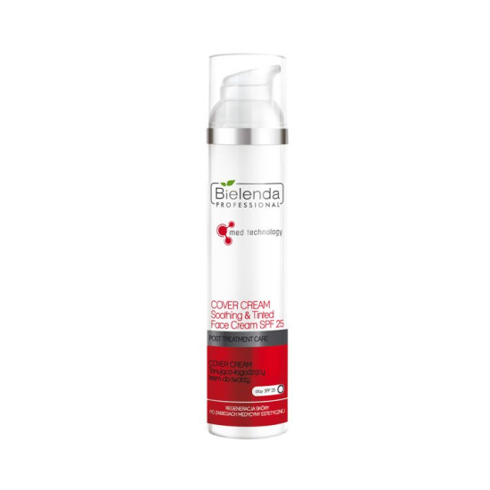 BIELENDA PROFESSIONAL COVER CREAM TONUJĄCO - ŁAGODZĄCY KREM DO TWARZY SPF25 100ML